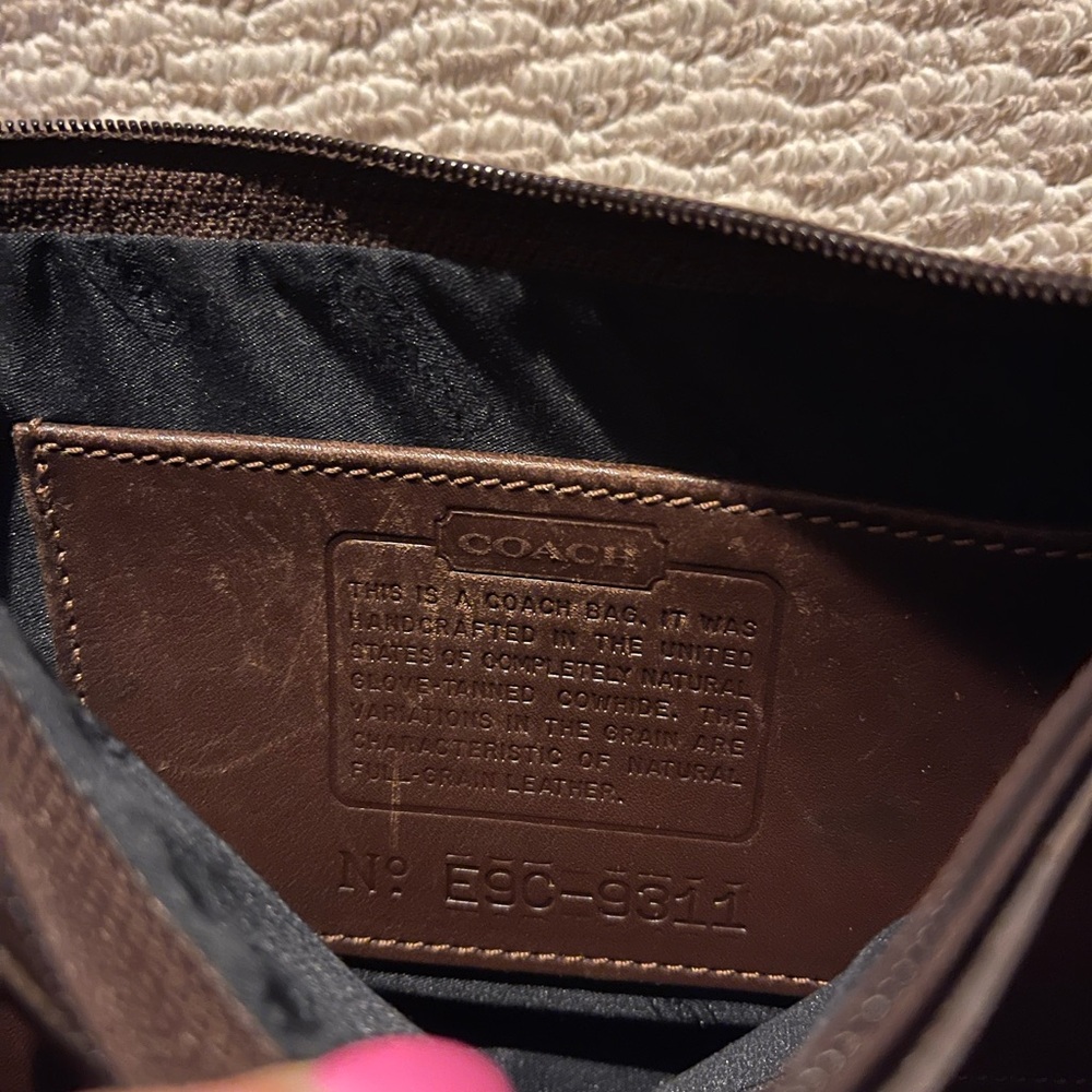 Vintage Coach Bleeker Demi shoulderBag Clutch / Style 9311